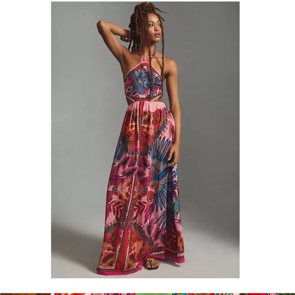 handmade maxi dress Handmade Crochet Maxi Dress | Multicolor Boho Cover-Up by VVC™ – VVC